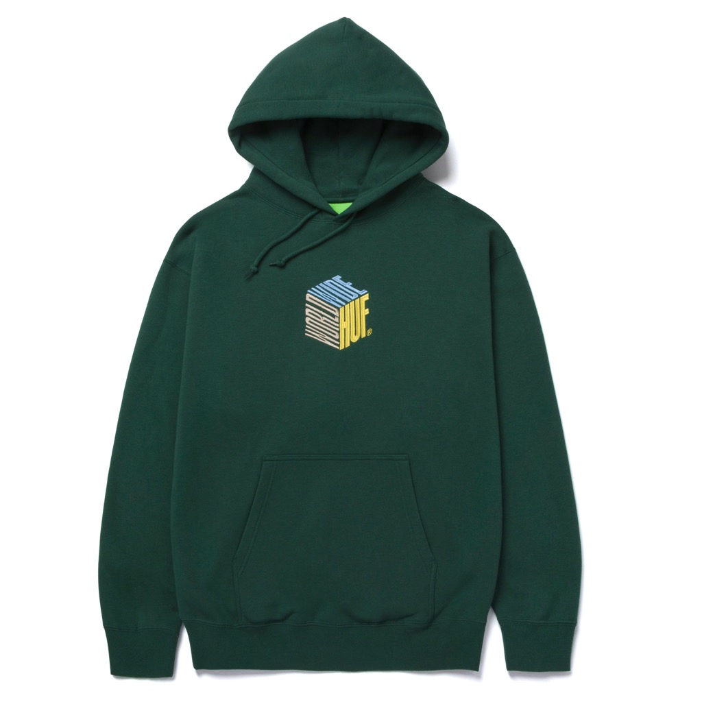 HUF Dimensions Hoodie - forest green XXL