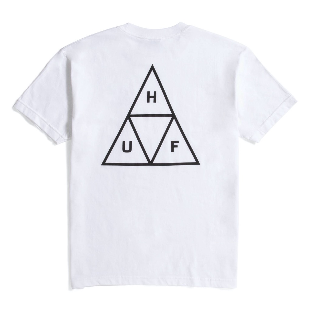 HUF Set Triple Triangle T-Shirt - white XXL