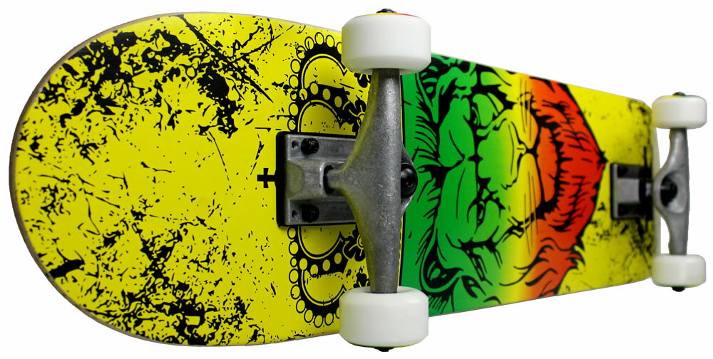 Krown Complete Skateboard Rookie Zion Lion 7.5 Krown Complete Skateboard Rookie Zion Lion 7.5