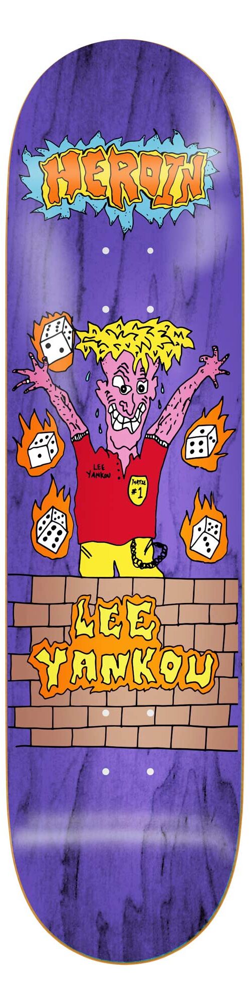 HEROIN Deck DEAD TOON AW 8.5 HEROIN Deck DEAD TOON AW 8.5