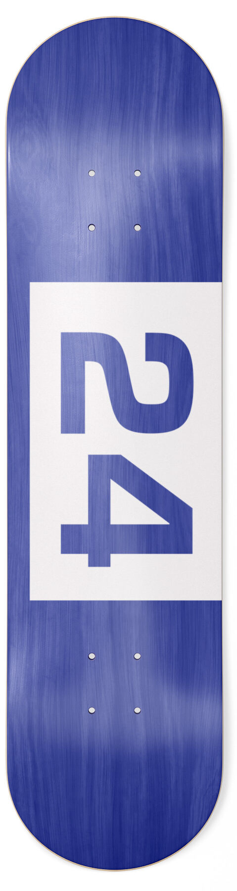 Skateshop24 - 24 white Skateboard Deck Skateshop24 - 24 white Skateboard Deck 8.75