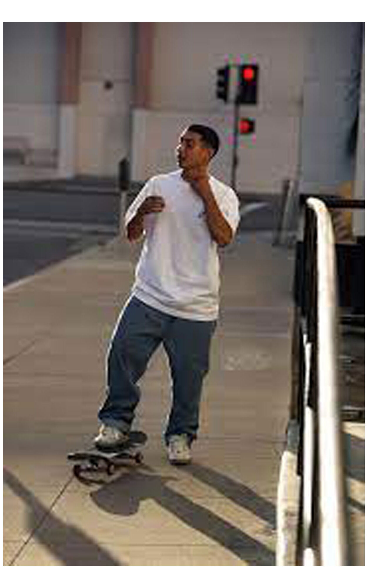 eS SKB Pant BAGGY DENIM, light blue 34