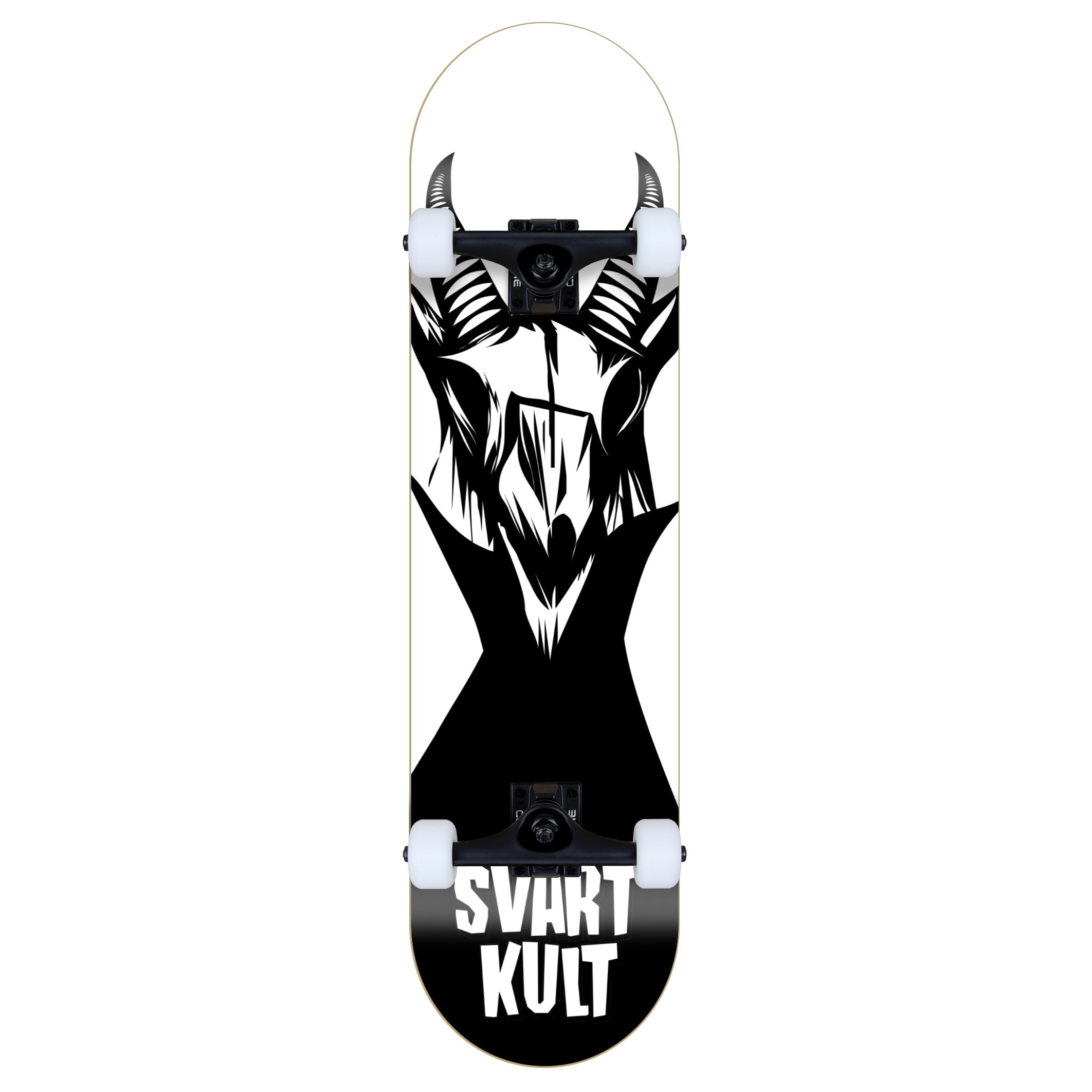 Svart Kult komplett Skateboard Vrag 7.75