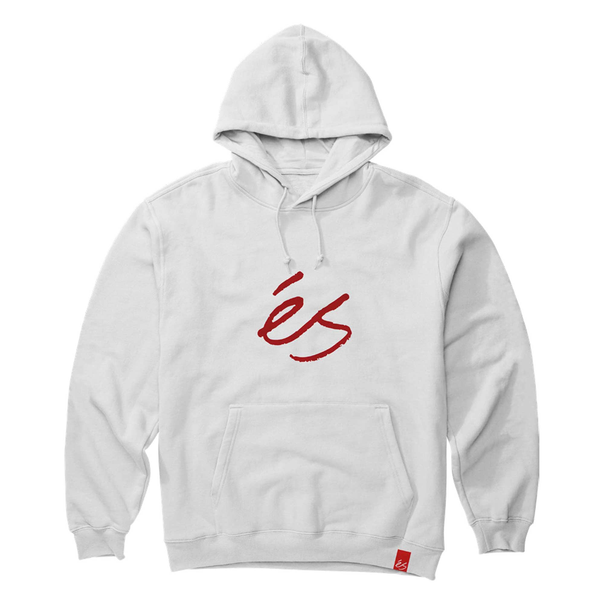 essmswh-scr2-white eS SKB Sweat SCRIPT 2 HOODIE white