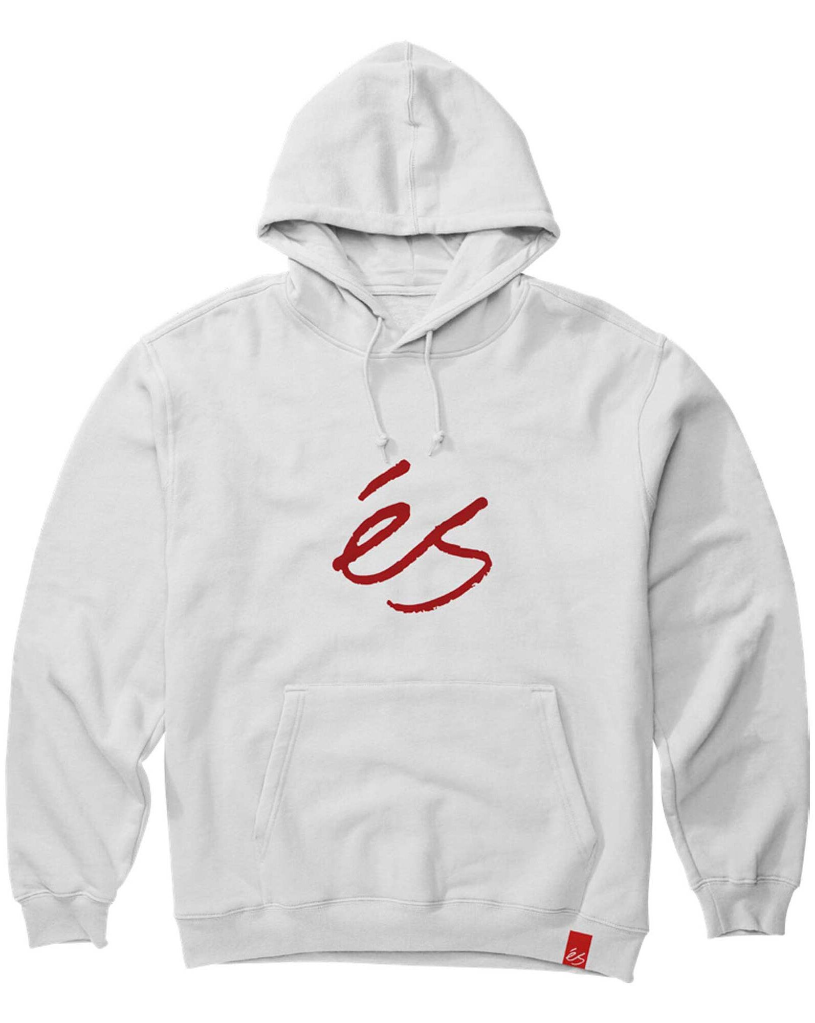 essmswh-scr2-white eS SKB Sweat SCRIPT 2 HOODIE white