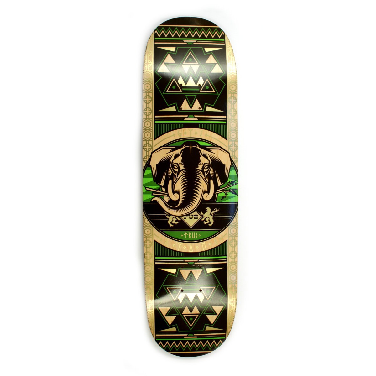FUA Elephant green Skateboard Deck 7.75