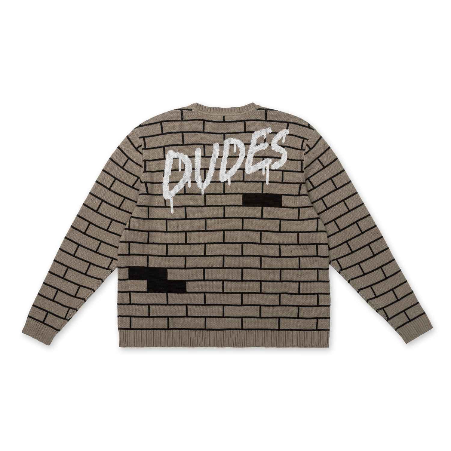 The Dudes Wall Premium Knitted Sweatshirt - Dark Grey The Dudes Wall Premium Knitted Sweatshirt - Dark Grey L