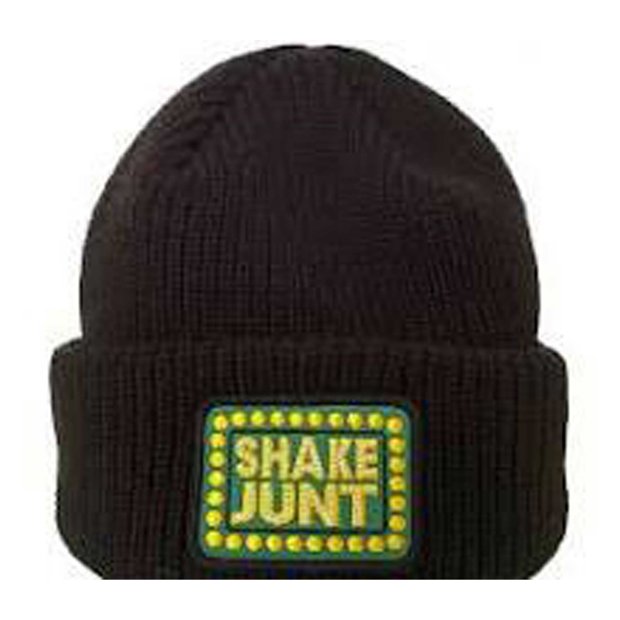 SHAKE JUNT Beanie BOX LOGO PATCH, black SHAKE JUNT Beanie BOX LOGO PATCH, black