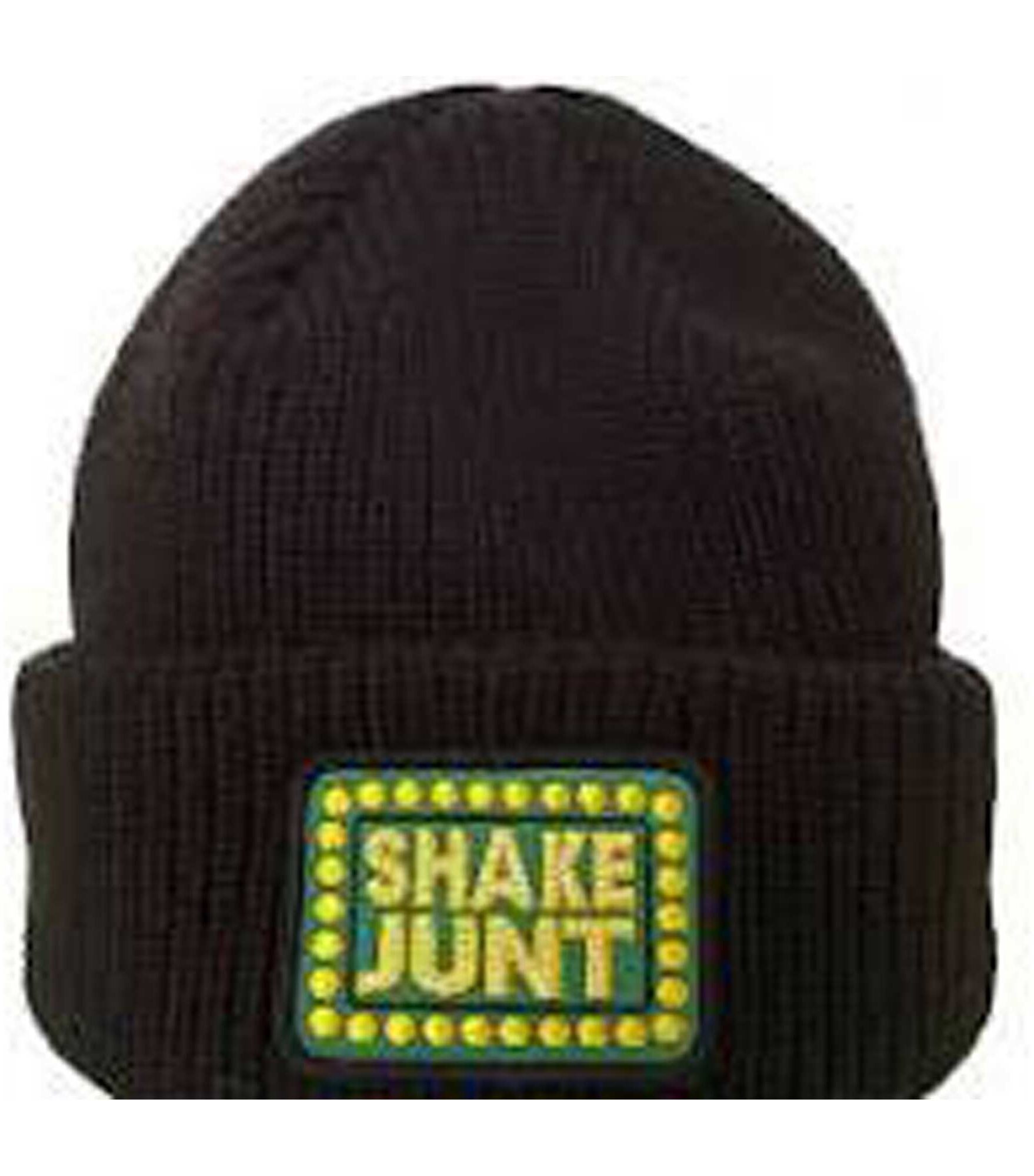SHAKE JUNT Beanie BOX LOGO PATCH, black SHAKE JUNT Beanie BOX LOGO PATCH, black