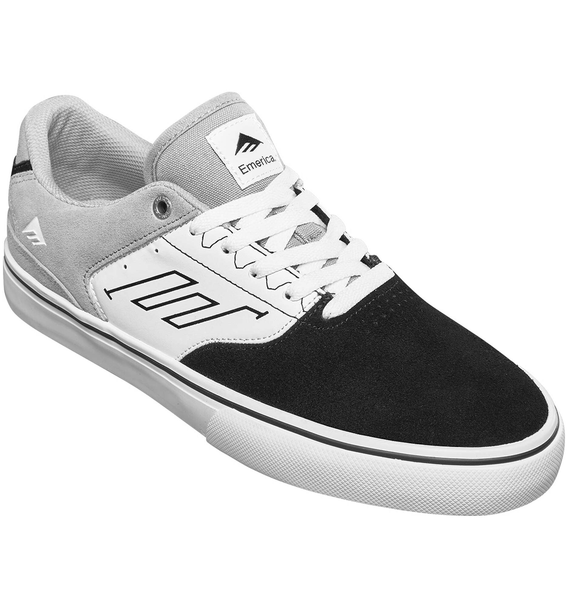 EMERICA Shoe THE LOW VULC bla/whi/gry, black/white/grey 11 EMERICA Shoe THE LOW VULC bla/whi/gry, black/white/grey 11