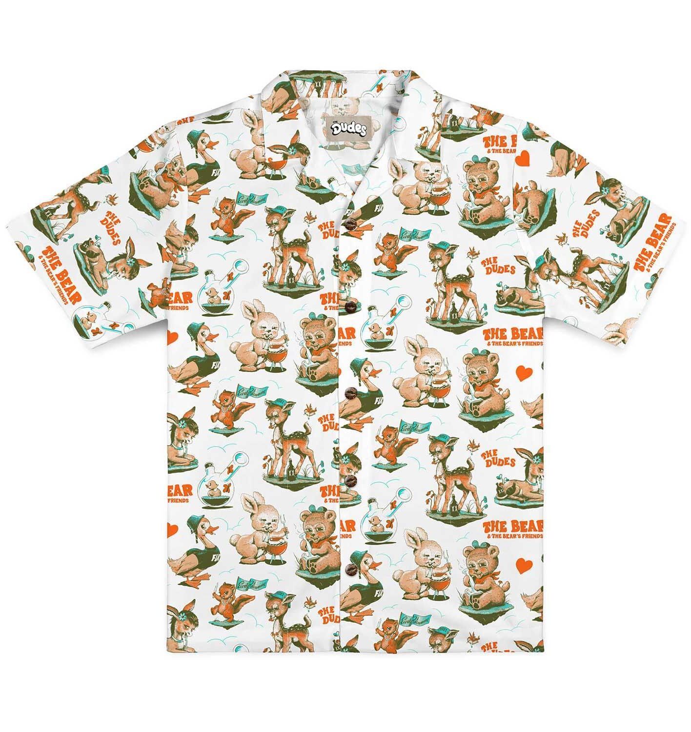 The Dudes Wasted Dudes Hawaiian Shirt - off-white M The Dudes Wasted Dudes Hawaiian Shirt - off-white M