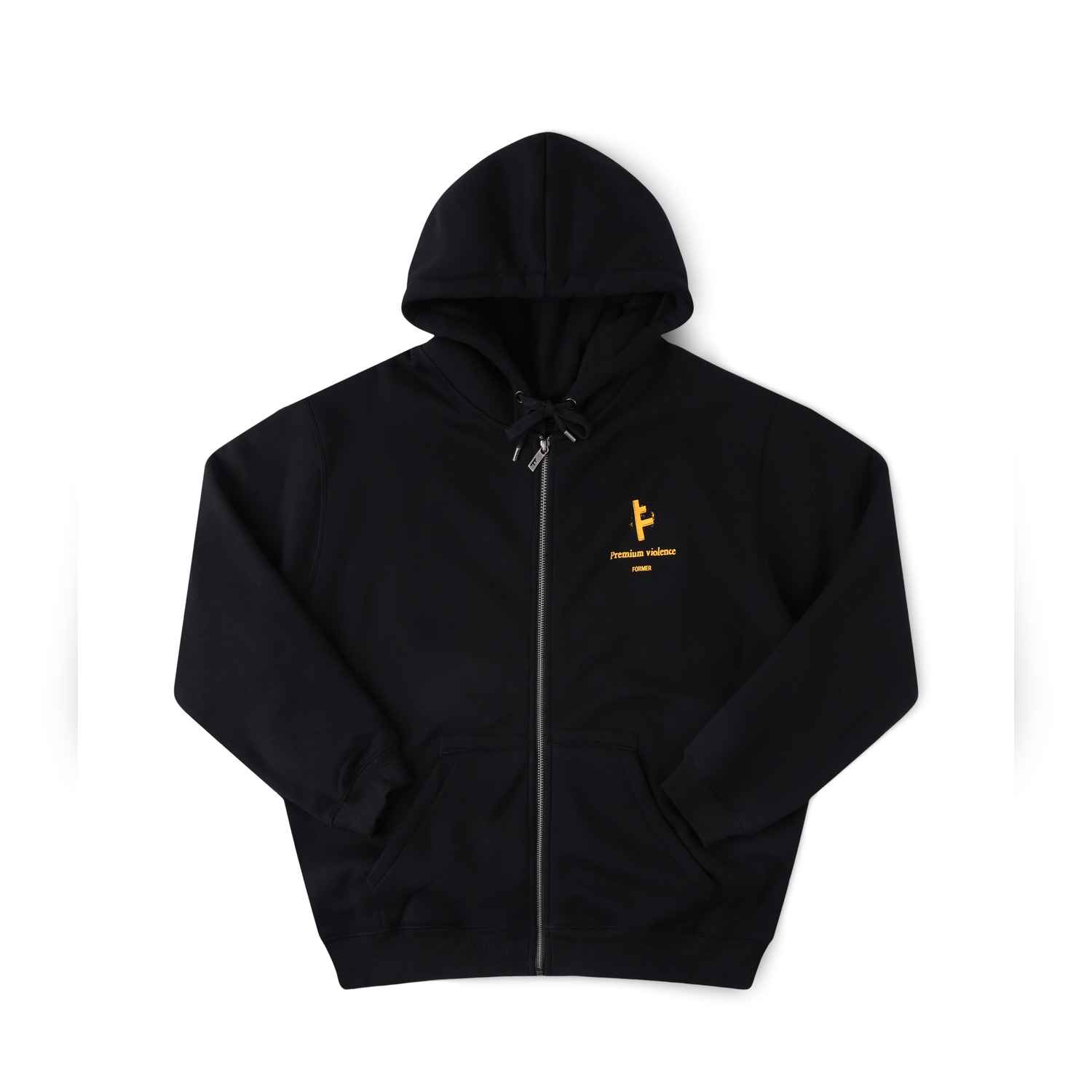 ffl-26224-blk-1 Former Slant F ZT Hoodie - black XL