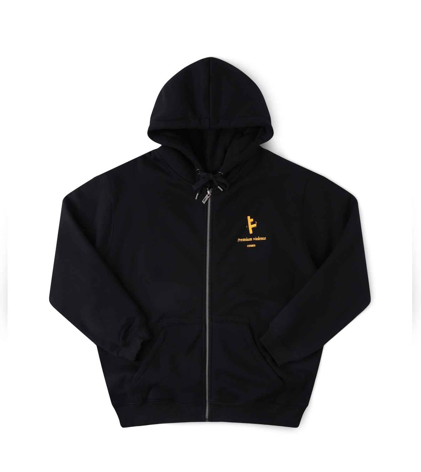 ffl-26224-blk-1 Former Slant F ZT Hoodie - black XL