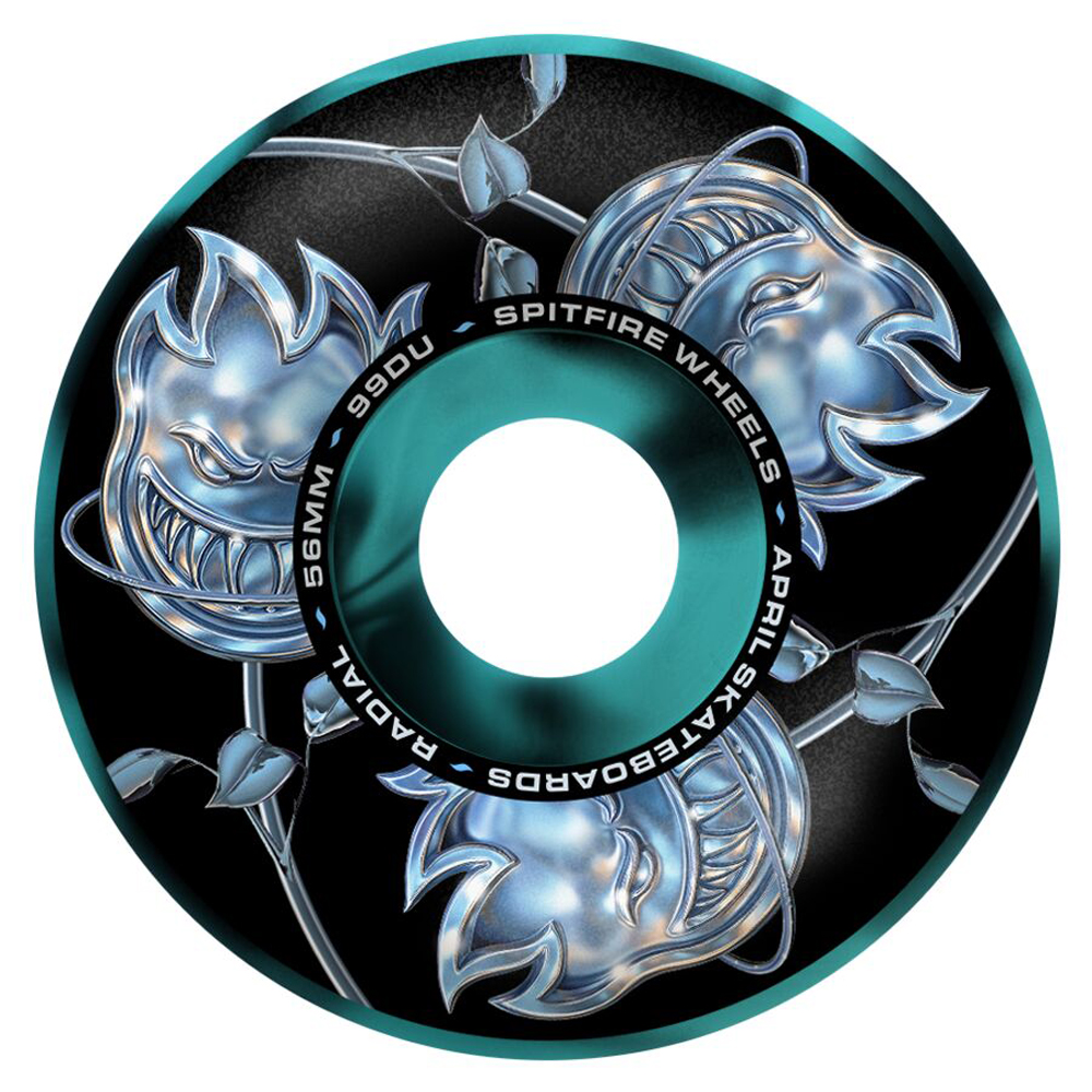 Rolle Spitfire 56mm F4 SF x April Bighead Rose 99A Black/Blue Swirl