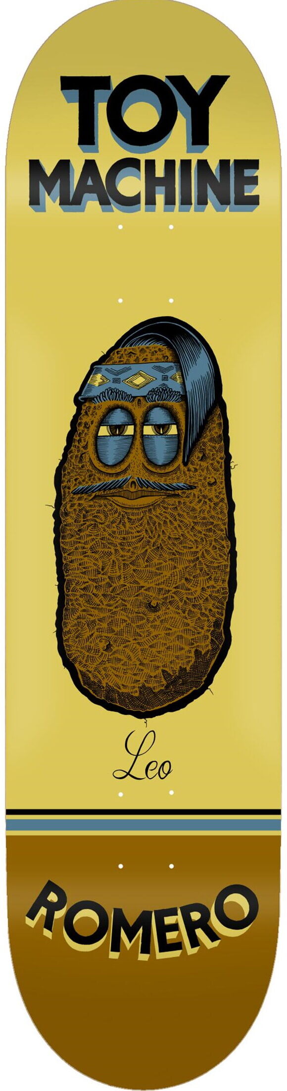 Toy Machine Pen N Ink Romero Skateboard Deck 8.38 Toy Machine Pen N Ink Romero Skateboard Deck 8.38