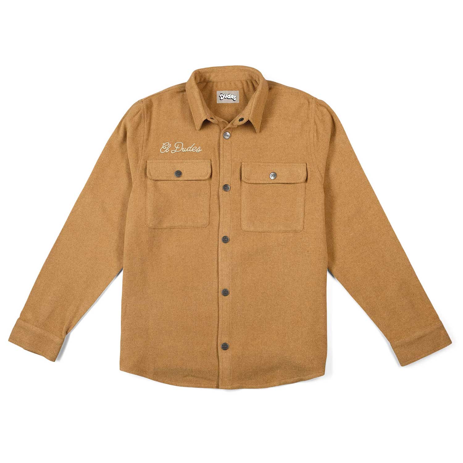 The Dudes El Dudes Flannel Oversized Chuck Shirt - camel XXXL