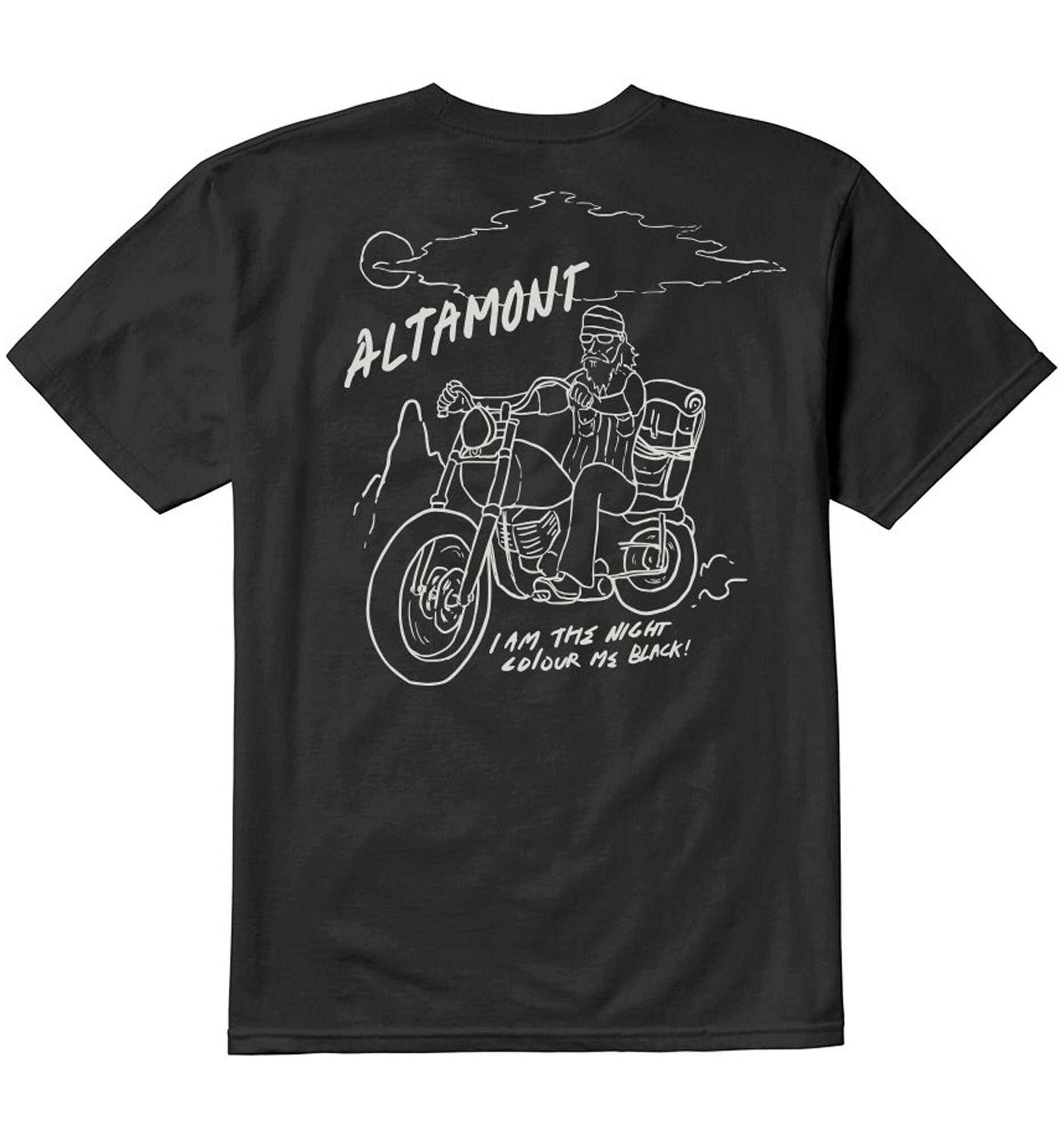 ALTAMONT T-Shirt I AM THE NIGHT S/S CUSTOM black ALTAMONT T-Shirt I AM THE NIGHT S/S CUSTOM, black XL