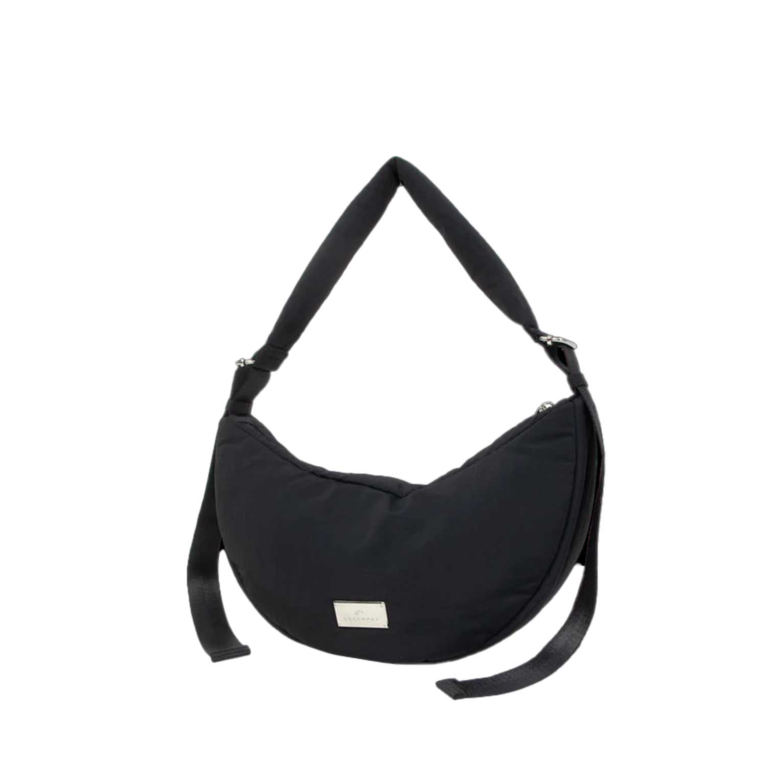 Doughnut Eclair Softies Crossbody Bag - black