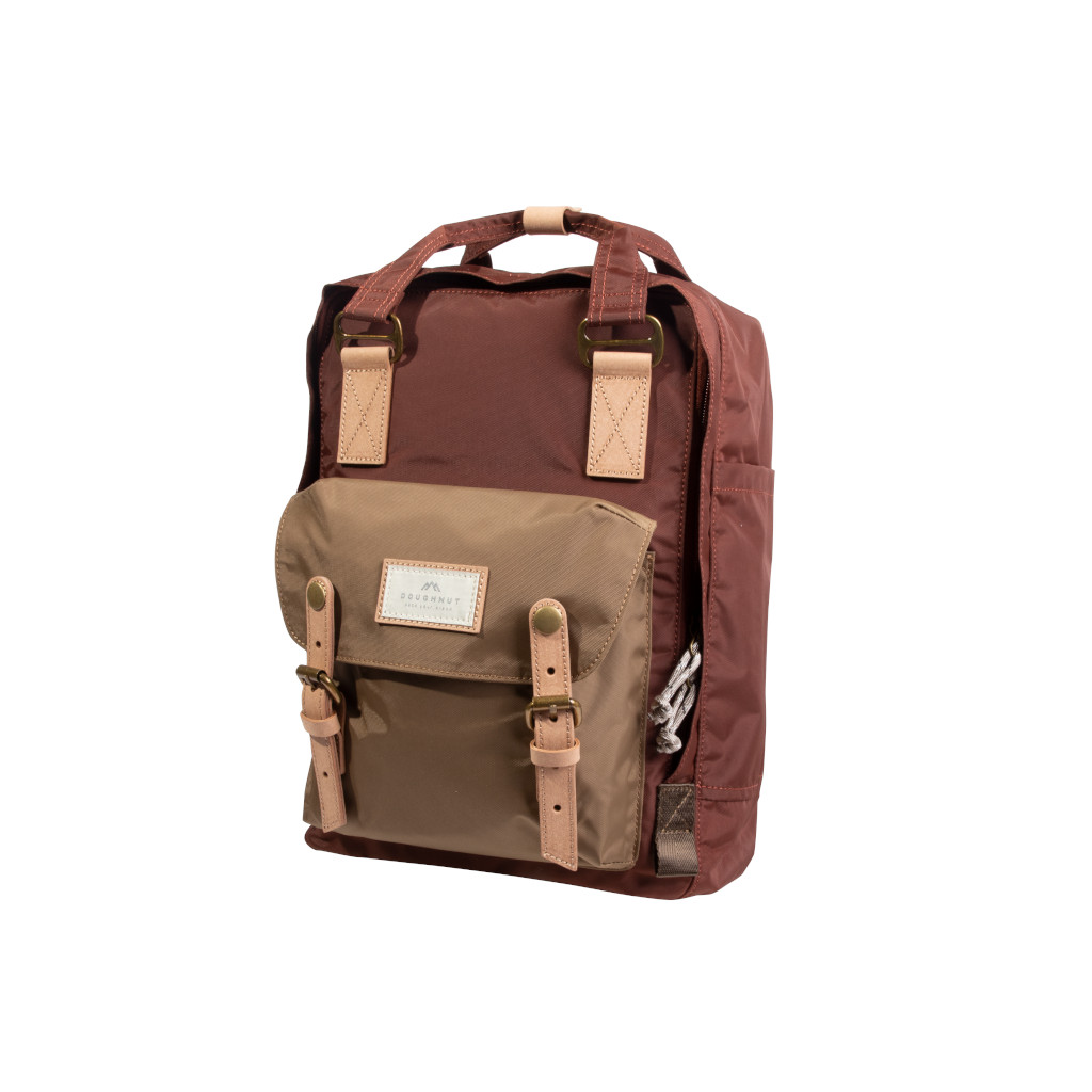 Doughnut Macaroon Jungle Series Rucksack - maroon x khaki