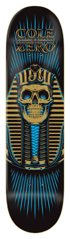 Zero Skateboard Deck Cole Pharoah 8,25 Zero Skateboard Deck Cole Pharoah 8,25