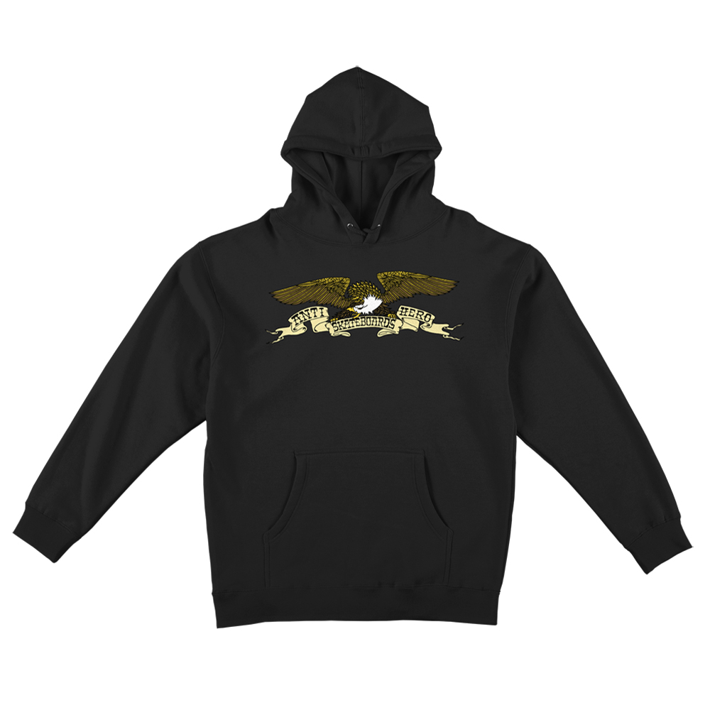 28862028-100-S-1 Kapuzenpulli Anti Hero Kershnar Eagle - Farbe: Black - Größe: S