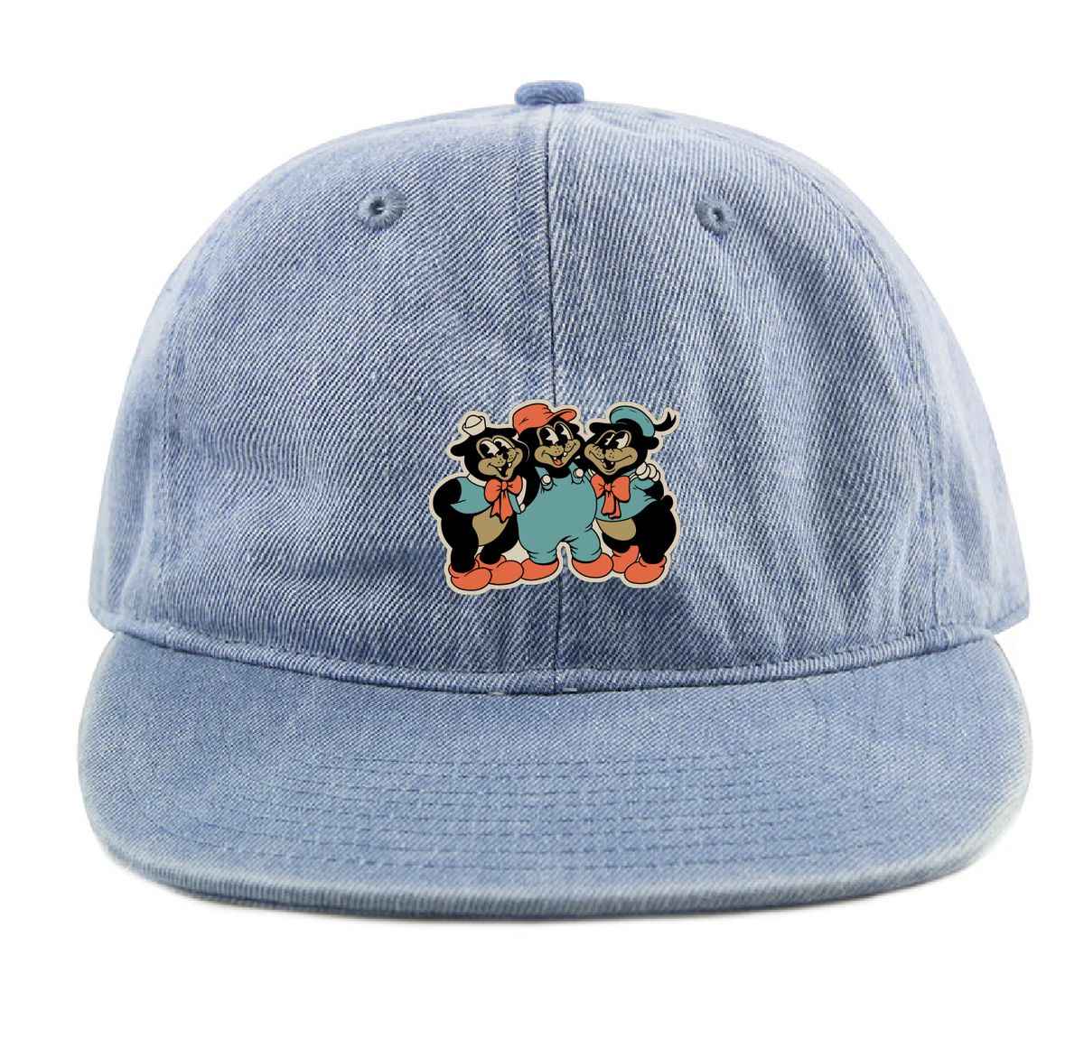 The Dudes Silly Dudes Dad Cap Denim - light blue denim