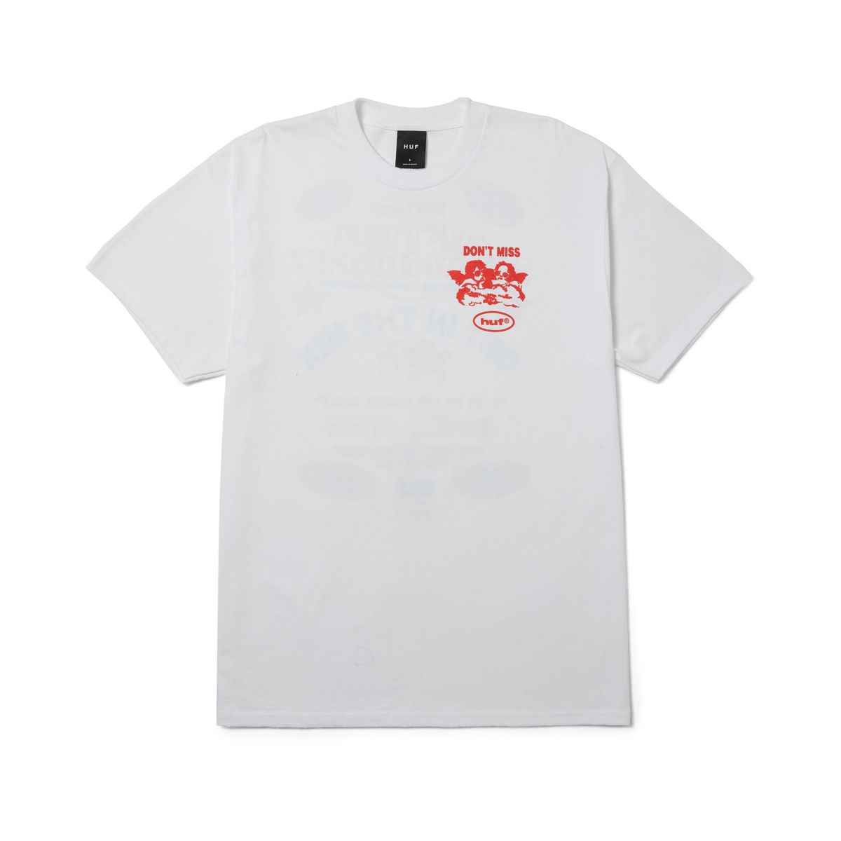 HUF After Midnight T-Shirts - white XXL