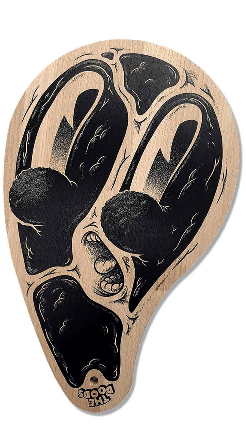 The Dudes Chop Chop Cutting Board Steak Shape - wood The Dudes Chop Chop Cutting Board Steak Shape - wood