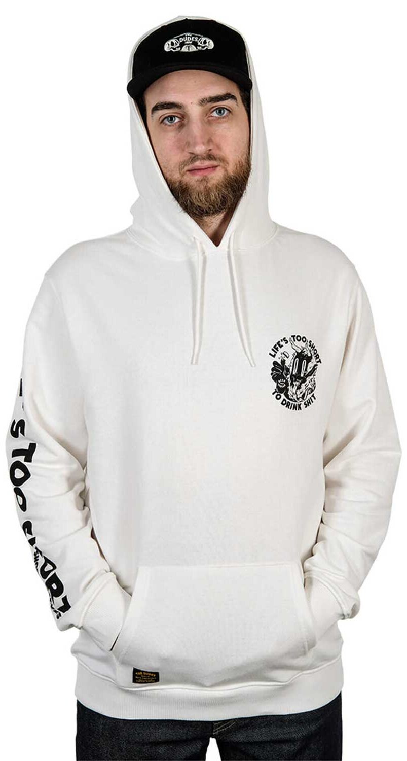 The Dudes Helles In Hell Hoody - off-white XS The Dudes Helles In Hell Hoody - off-white XXXL
