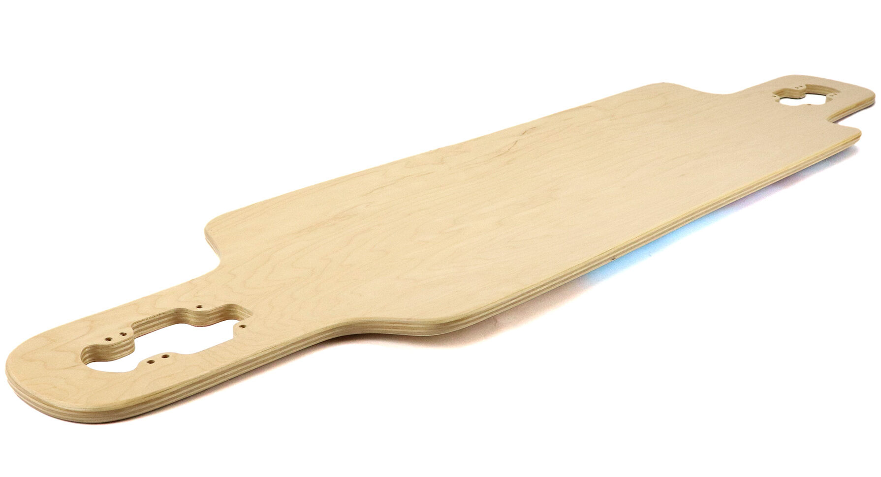 Impact Synthesis green Dropthrough Longboard-Deck 39 x 9.5