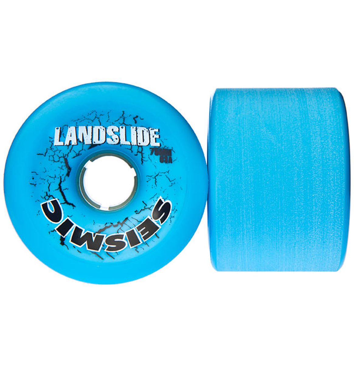 Seismic Landslide Longboard Wheels 75mm 83A Blue