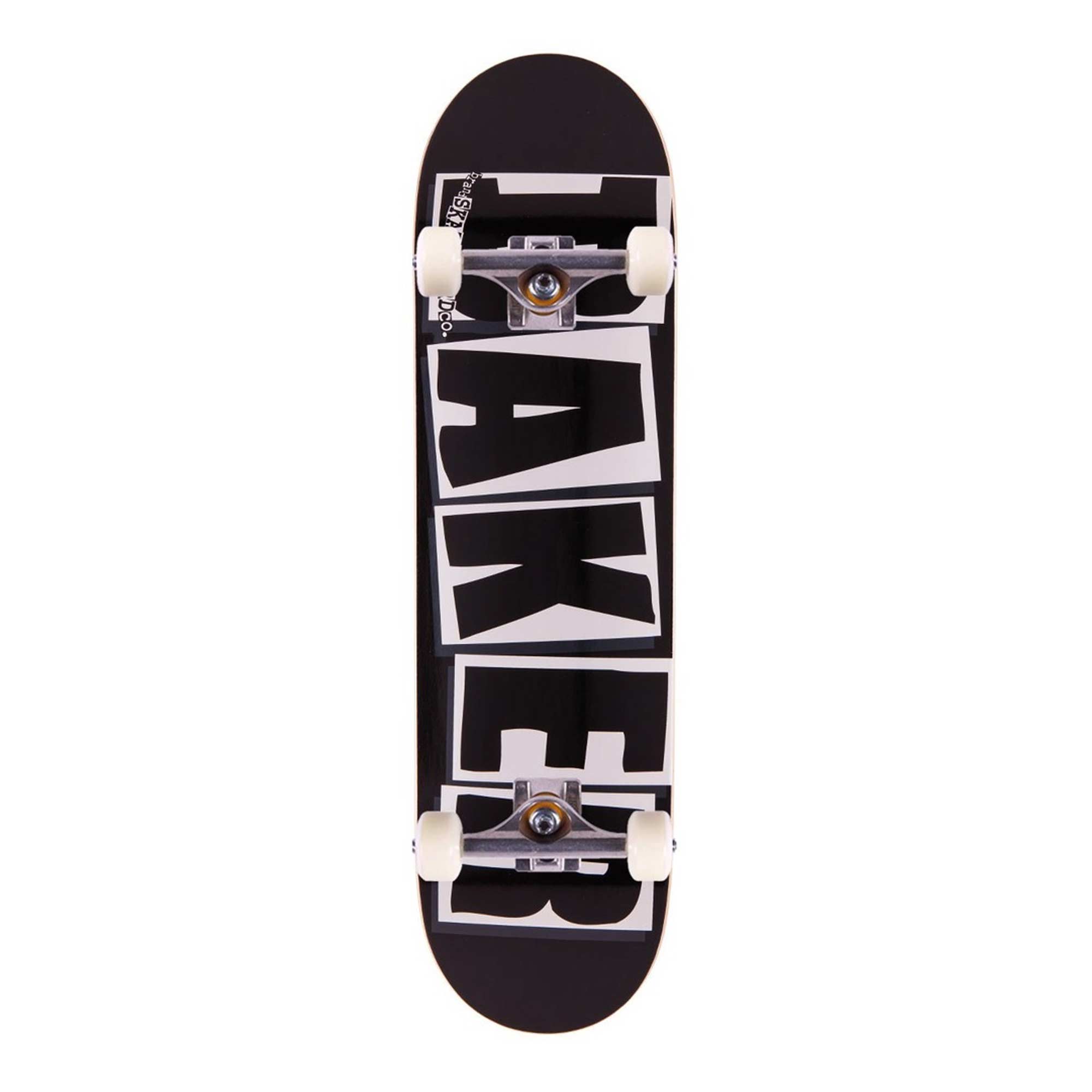 BAKER Complete BRAND LOGO BLK (black/white)Skateboard 8.0, black/white 8.0