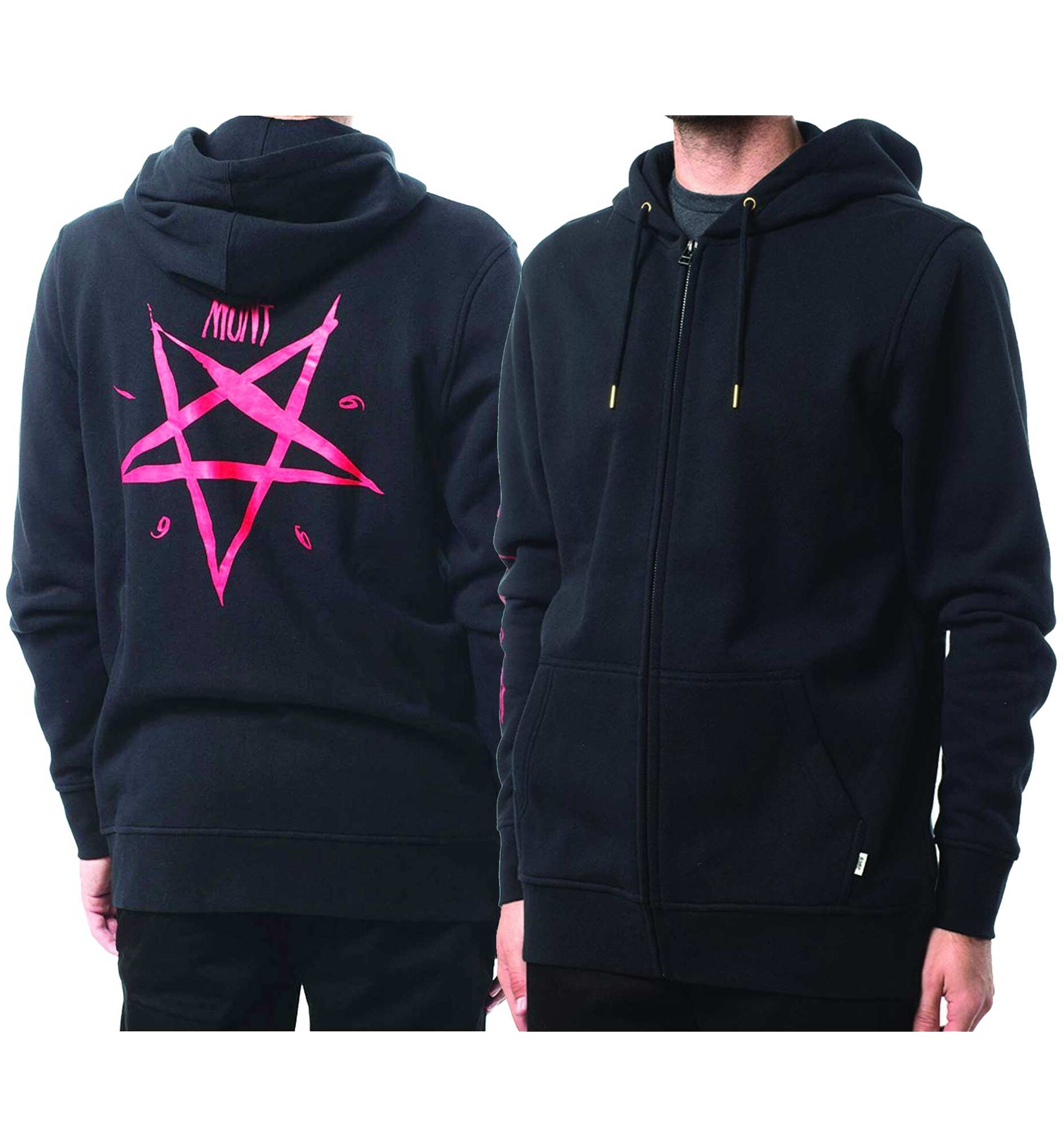 ALTAMONT Zip Up PENTAGRAM Hooded black/red ALTAMONT Zip Up PENTAGRAM Hooded, black/red S