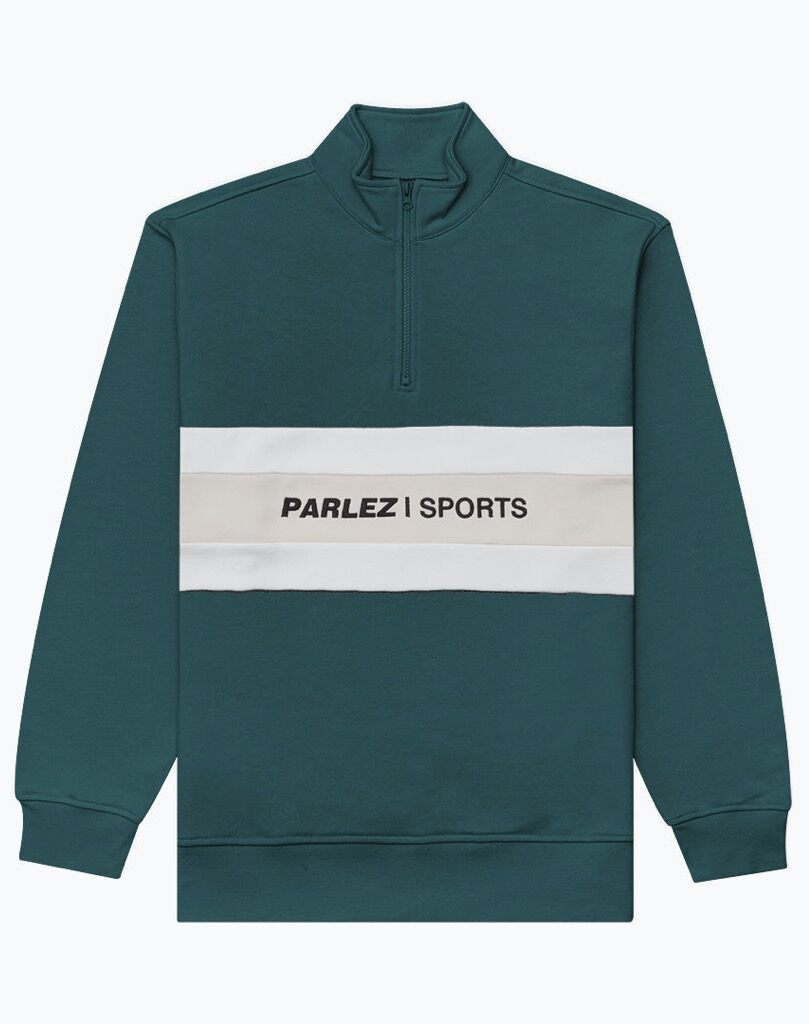 Parlez Carluccio Quarter Zip - deep green XXL Parlez Carluccio Quarter Zip - deep green XXL