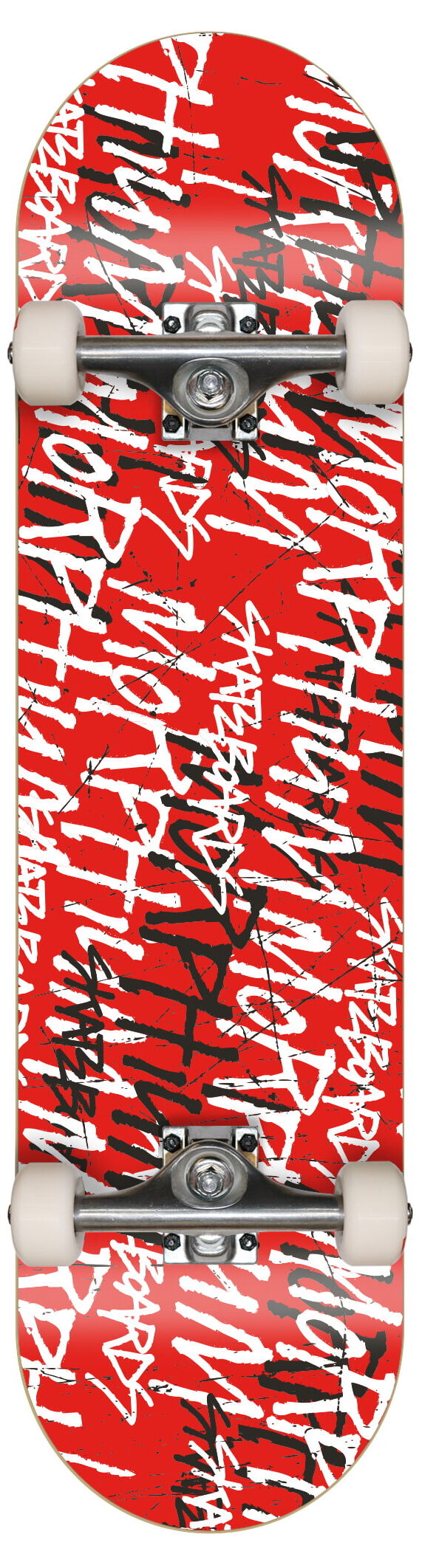 Morphium complete Skateboard Scribble red