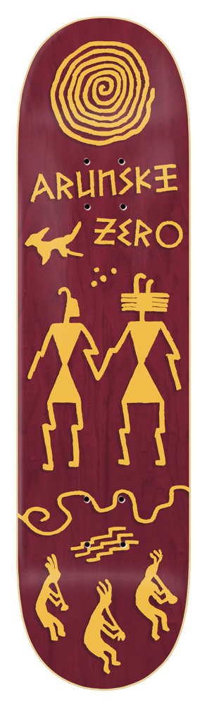 Zero Skateboard Deck Arunski Wedge People 8,50 Zero Skateboard Deck Arunski Wedge People 8,50