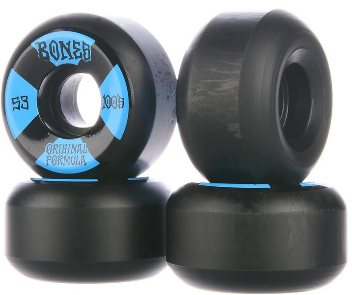 Bones Wheels Skateboard Rollen 100s OG#4 Sidecut 100A V5 53mm