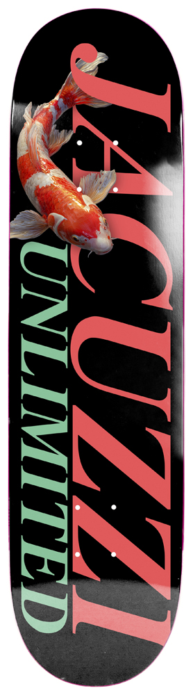 10910200-1 Jacuzzi Skateboard Deck Koi Logo 8,25