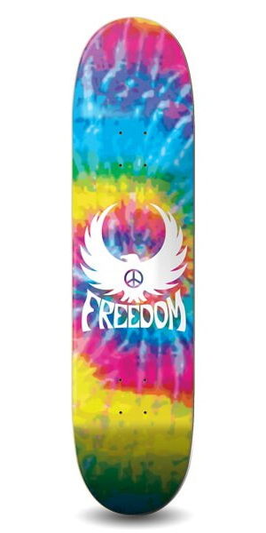 Freedom Freebird Tye-dye Skateboard Deck Freedom Freebird Tye-dye Skateboard Deck