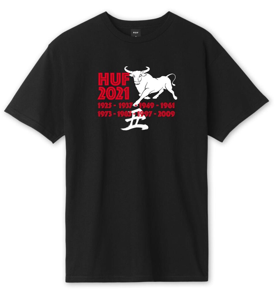 HUF Yoto Years T-Shirt black XL HUF Yoto Years T-Shirt black XL