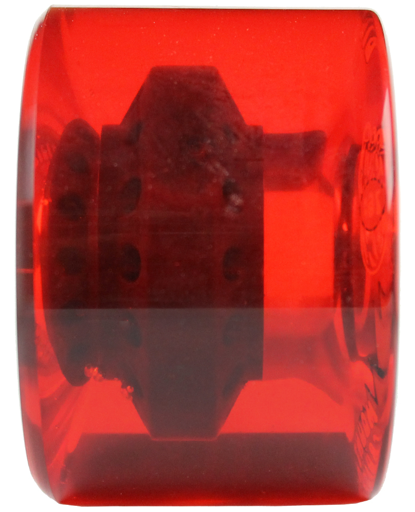 Bigfoot Mountain Cruiser Longboard Wheels Clear Red 76mm 80a