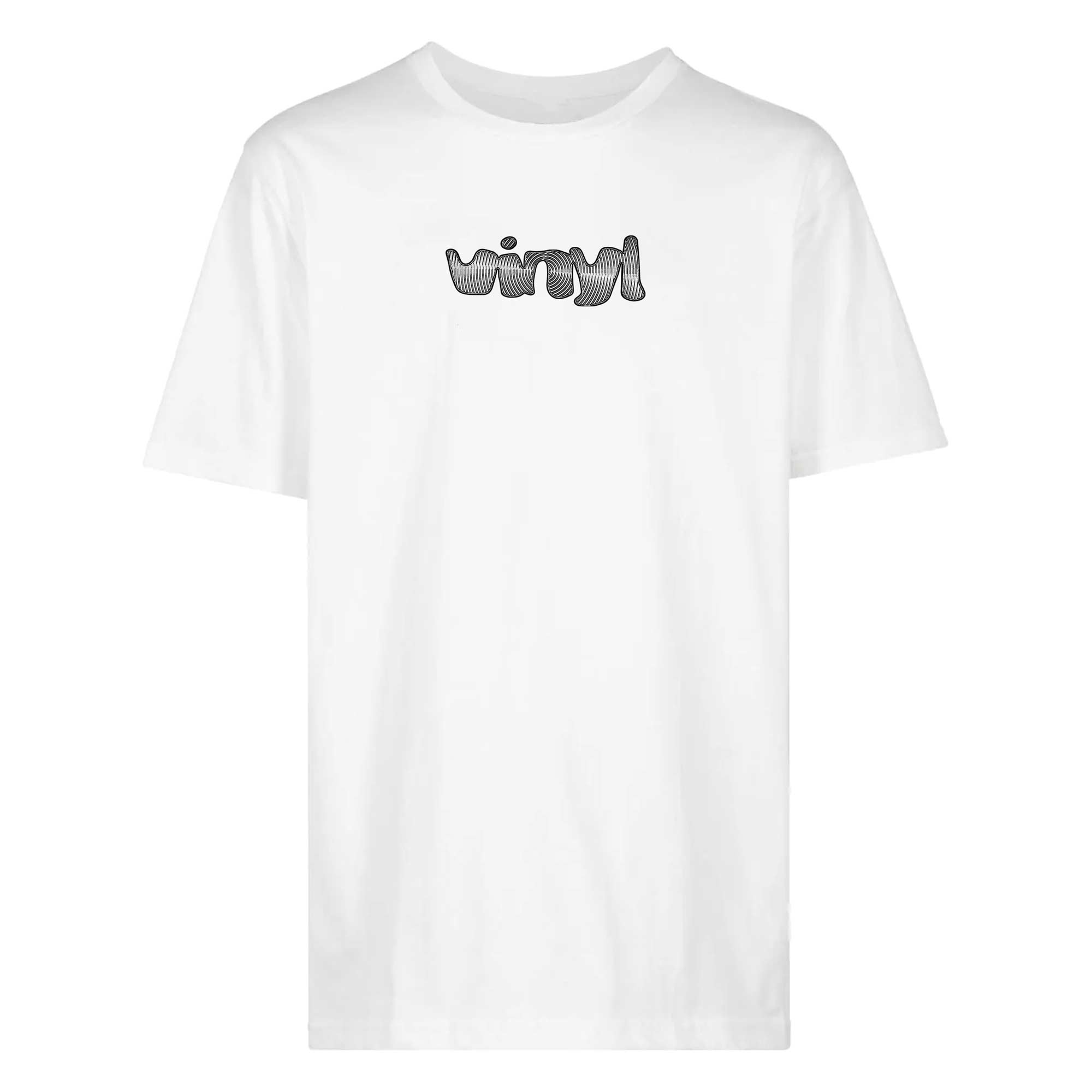 VINYL T-Shirt SPIRAL LOGO, white XL