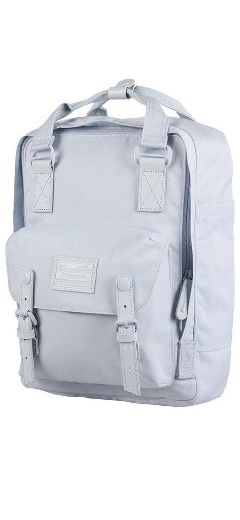 Doughnut Macaroon Pastel Series Rucksack - blue lotus