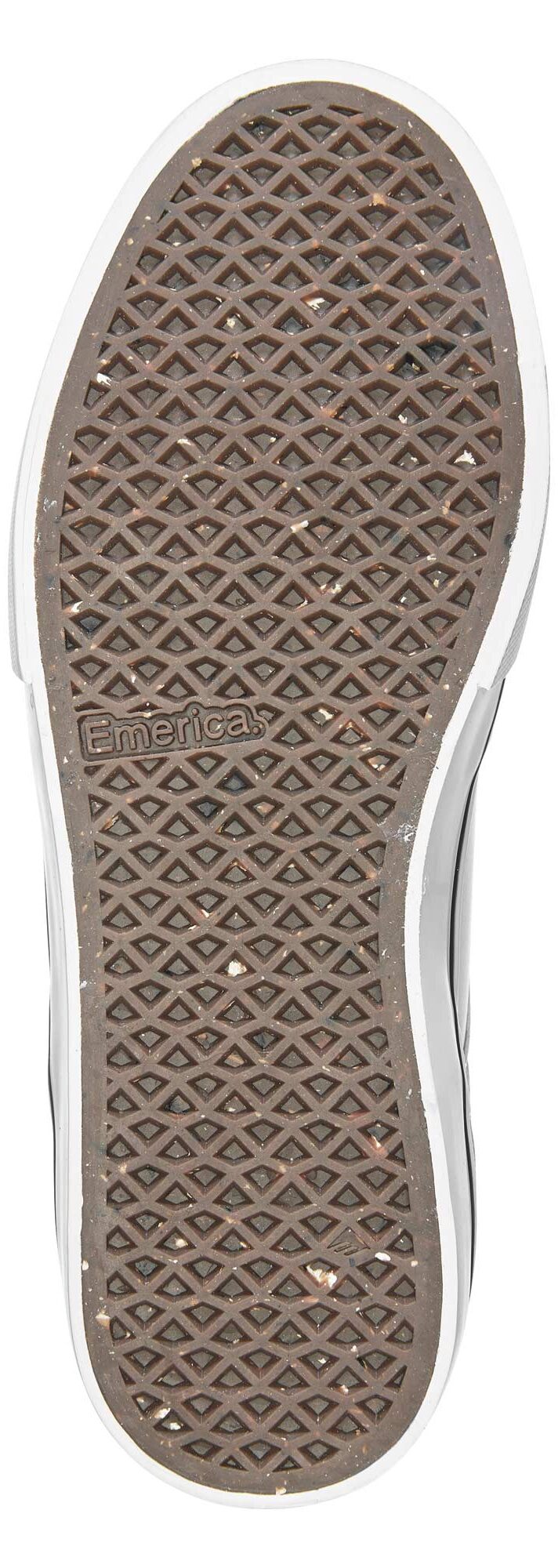 EMERICA Shoe THE LOW VULC bla/whi/gry black/white/grey EMERICA Shoe THE LOW VULC bla/whi/gry, black/white/grey 11½