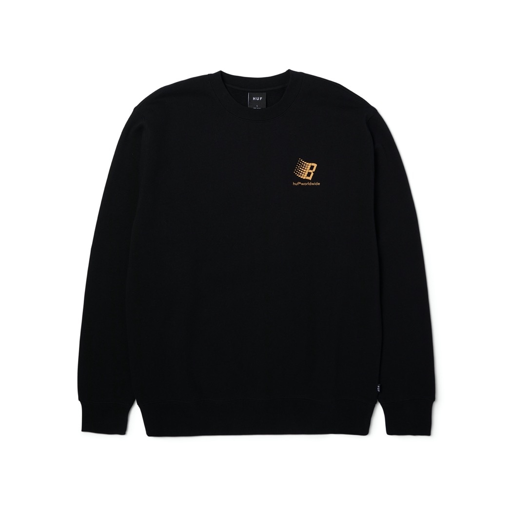 HUF X Bronze Pullover - black