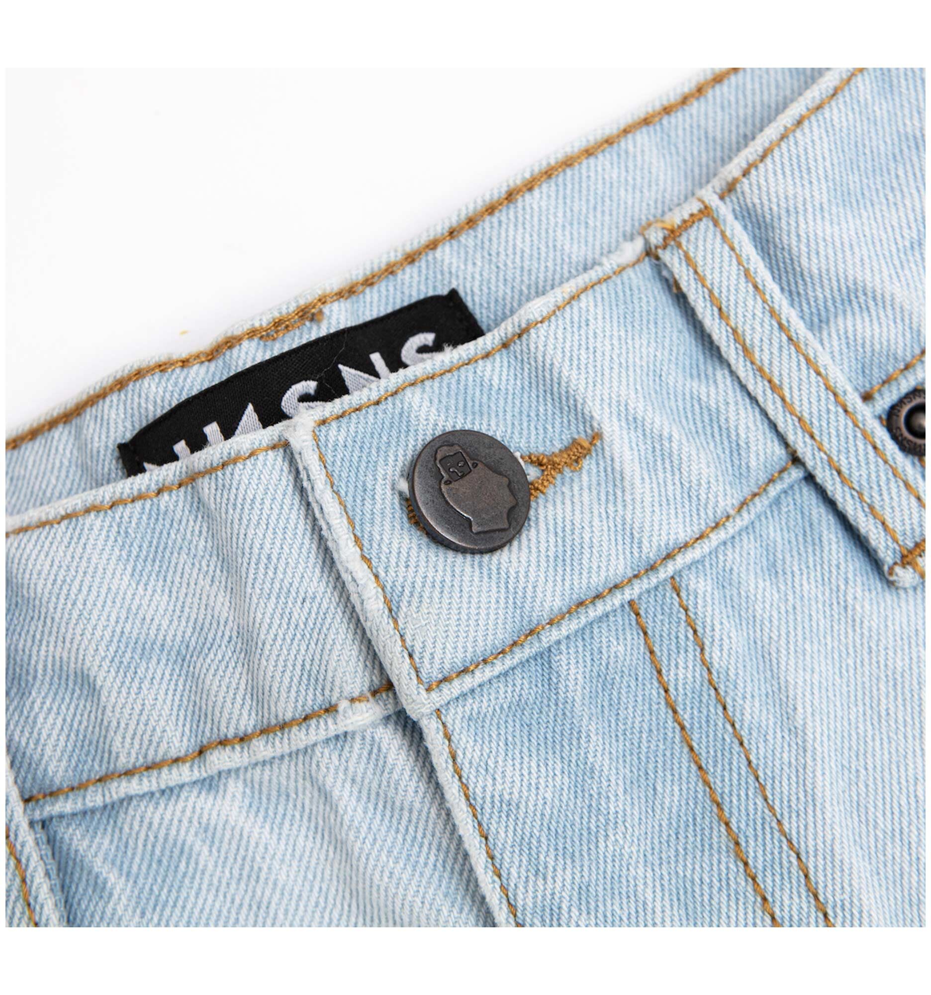 NNSNS Pant BIGGERFOOT DENIM, cloud blue denim 27/32