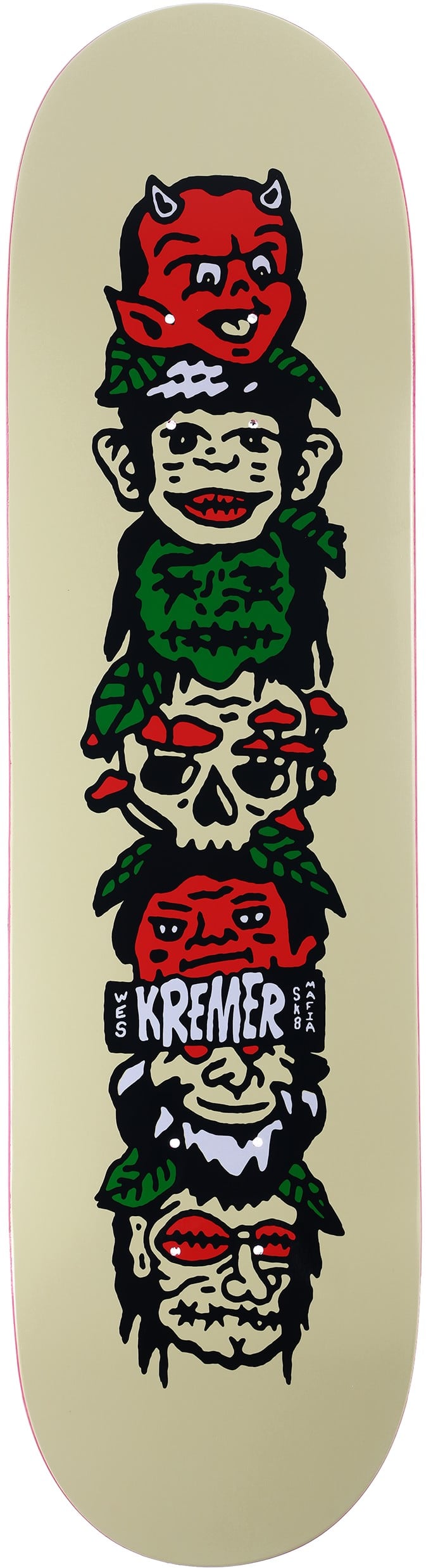 Sk8Mafia Kremer Piled Skateboard Deck 8.25 Sk8Mafia Kremer Piled Skateboard Deck 8.25