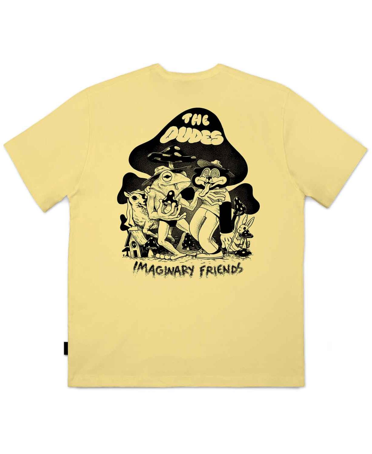The Dudes Imaginary Friends Classic T-Shirt - custard The Dudes Imaginary Friends Classic T-Shirt - custard