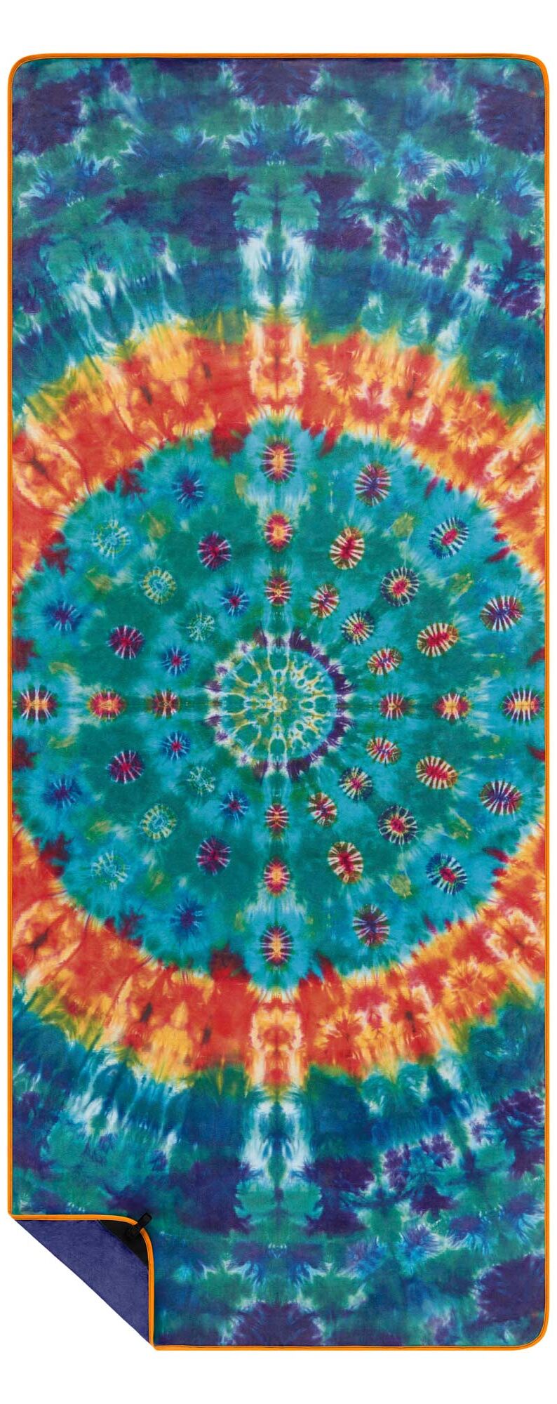 RUMPL Towel EVERYWHERE SHAMMY PRINTED, blazing gaia - courtenay pollock rad