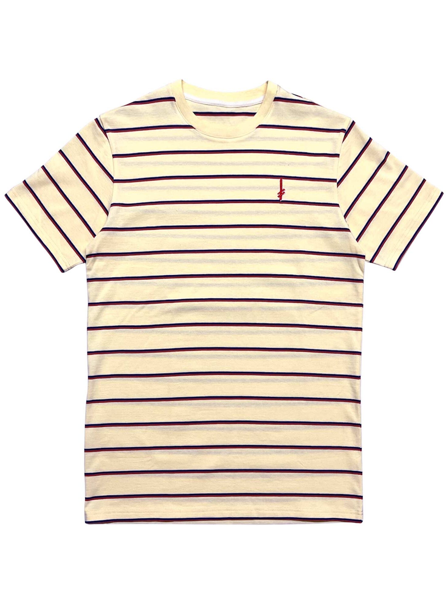 DEATHWISH T-Shirt GANG LOGO STRIPE cream DEATHWISH T-Shirt GANG LOGO STRIPE, cream XL
